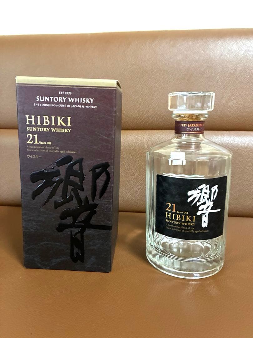 や*き様 響Hibiki 21年 ウイスキー　未洗浄　空瓶・空箱セット