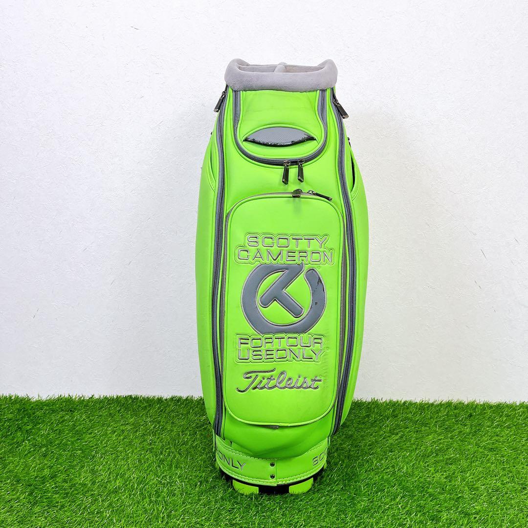 スコッティキャメロン サークルT スタッフバッグ キャディバッグ　ライムグリーン