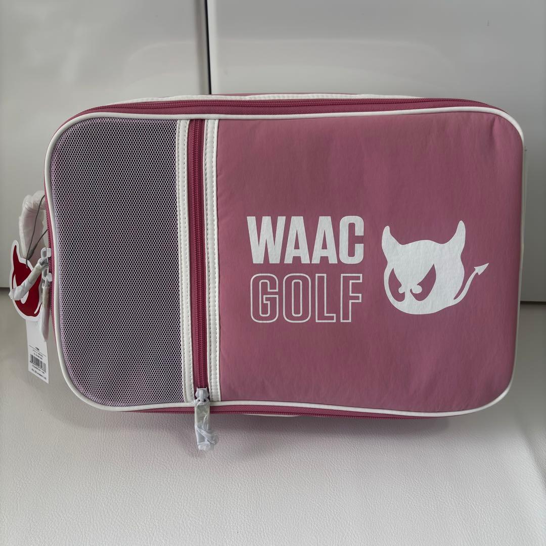 【新品】WAAC レディース　ボストンバッグ　シューズバック　ピンク　2点