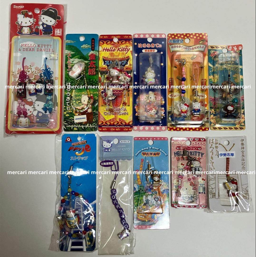 ご当地キティ 根付 ハローキティ ストラップ レア 貴重 レトロ 嶽本野ばら 他