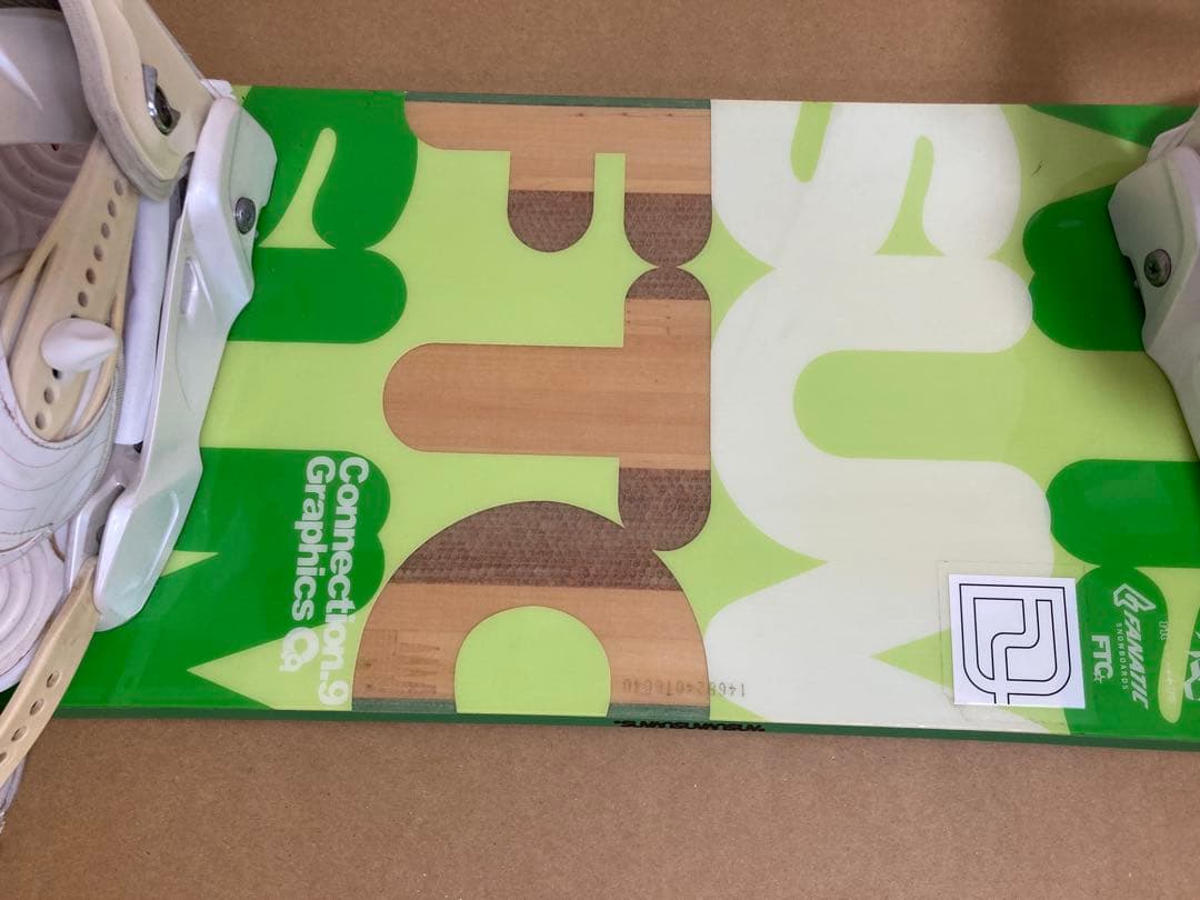 FANATIC スノーボード146cm サロモンビンディングM 24cmブーツ