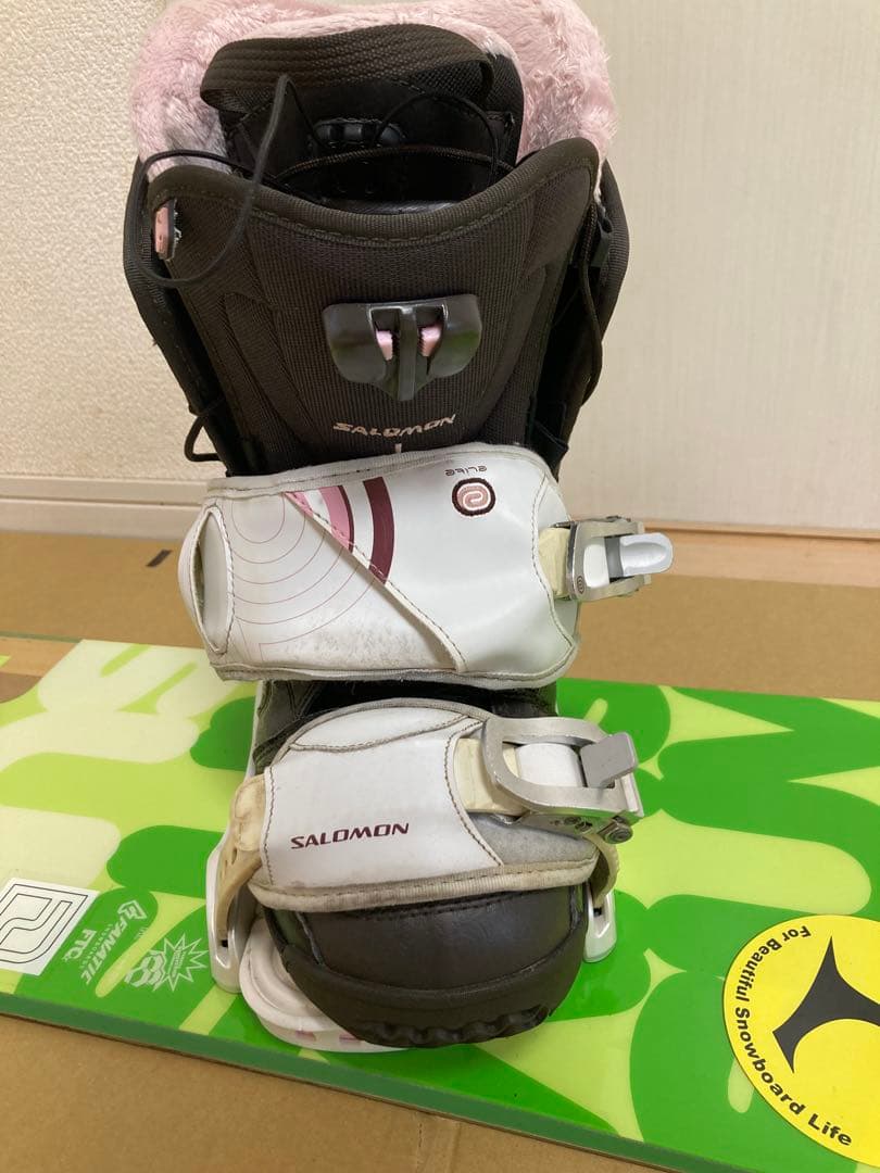 FANATIC スノーボード146cm サロモンビンディングM 24cmブーツ