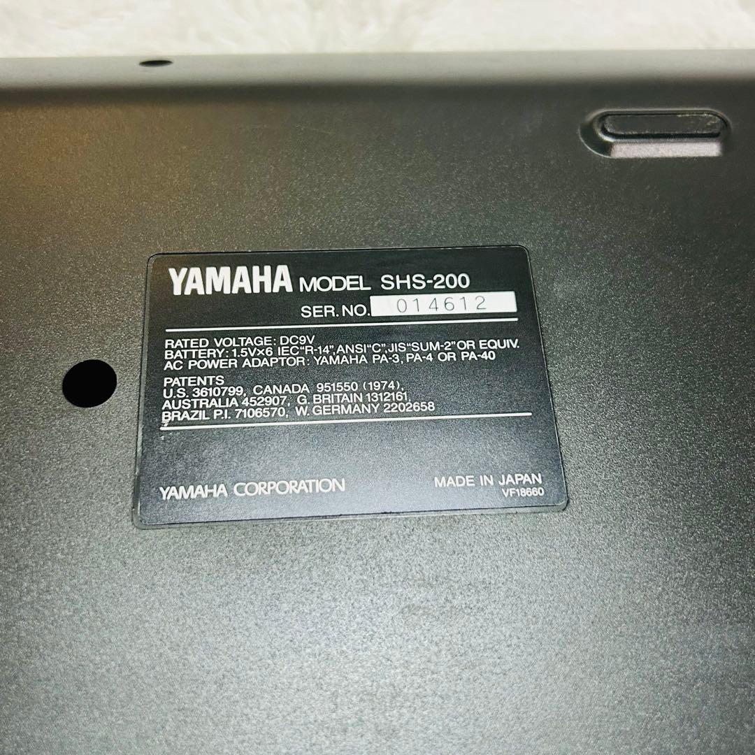 【状態良好】ヤマハ YAMAHA シンセサイザー SHS-200 ポータブル