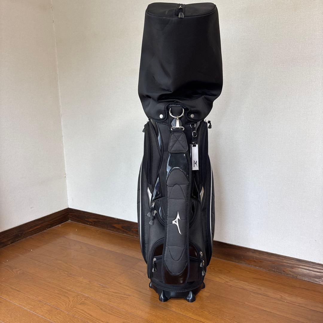 送料無料/超美品 MIZUNO高級キャディバックBLACK
