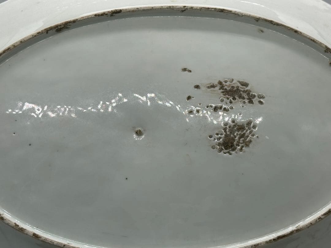 江戸　伊万里　色絵　七福神　飾り大皿　アンティーク　送料込み251219