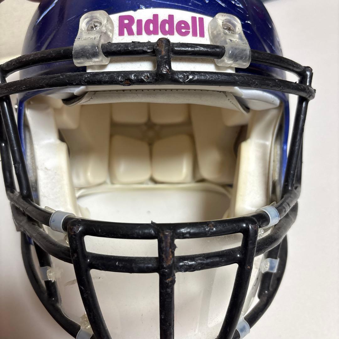 Riddell アメリカンフットボールヘルメット 青