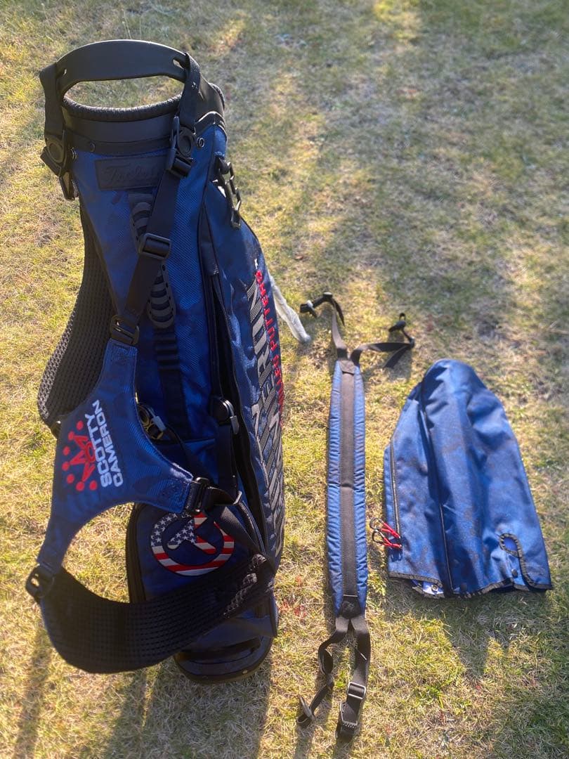 2025 SCOTTY CAMERON USオープンキャディバッグ ネイビーカモ