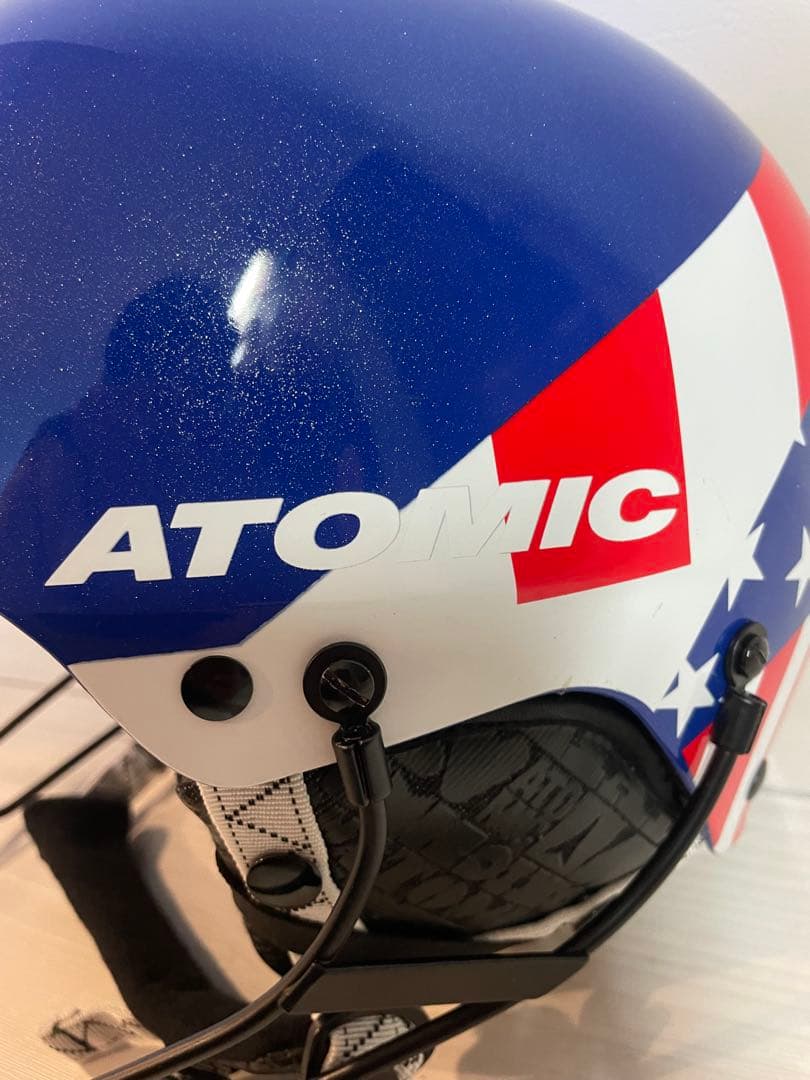 【極美品】Atomic レーシングスキーヘルメット USチーム M