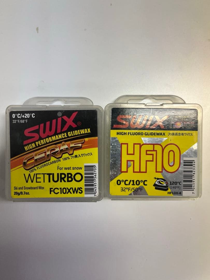 SWIX ハイフッ素ワックス　セット