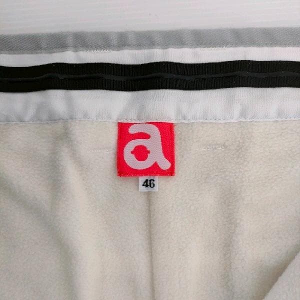 ARARUTIBIO アルチビオ 裏起毛 ゴルフパンツ 白 サイズ46 送料無料