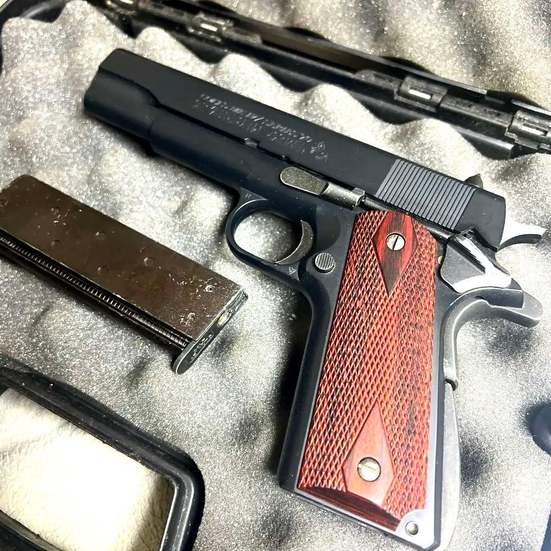 WAガスブローバック木製グリップコルトガバメントシリーズ70HW