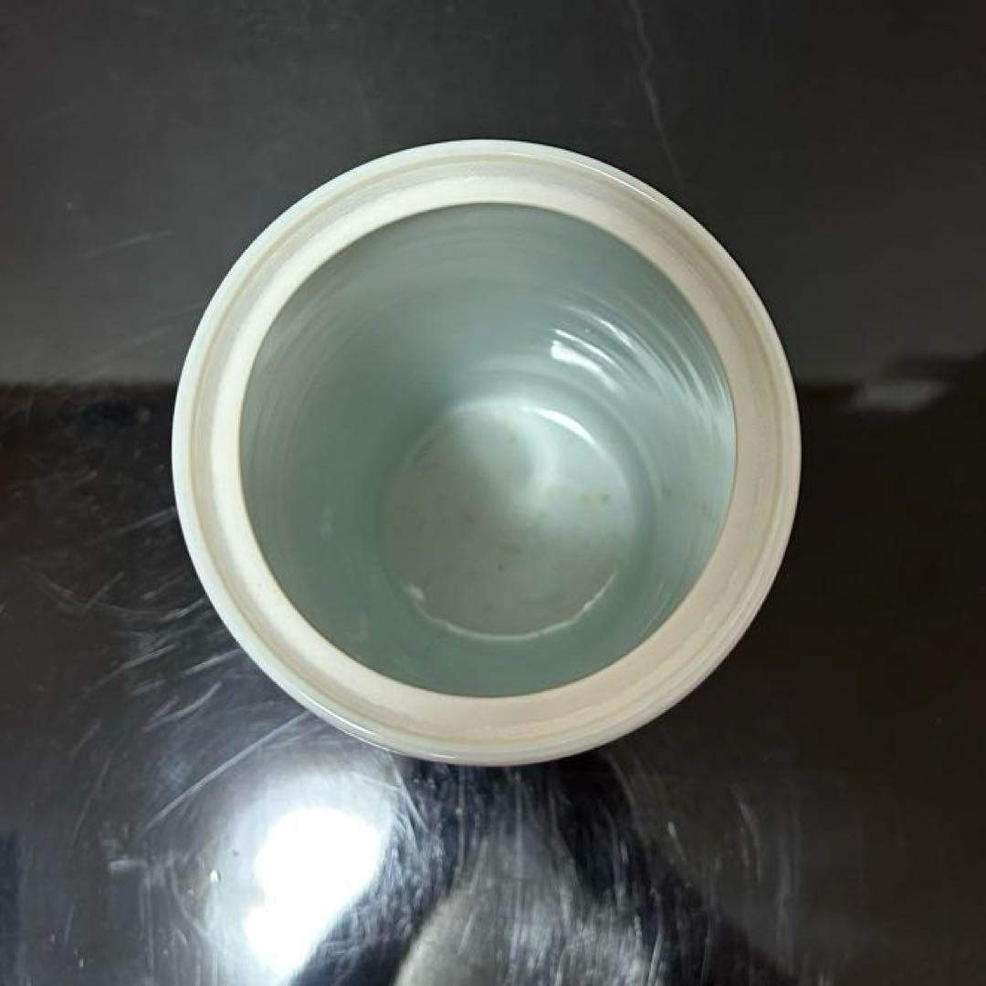 白磁彫刻細水指　茶道具懐石茶箱鵬雲斎坐忘斎淡々斎即中斎而妙斎棗水指茶碗香合棗