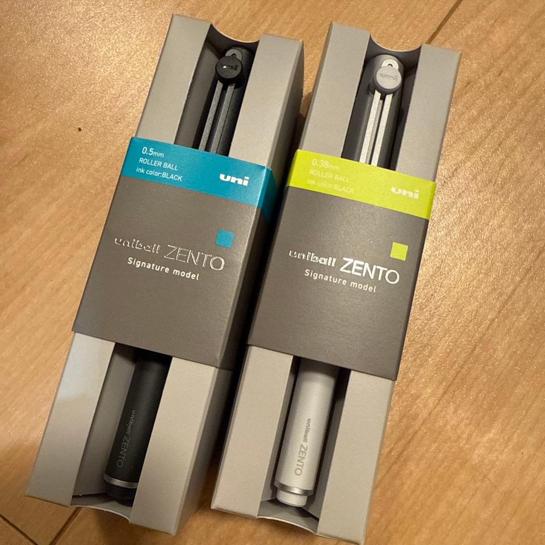 Uniball ユニボール zento ゼント シグニチャー ブラック シルバー