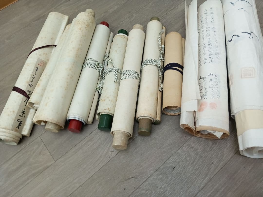 そ*ん様 旧家蔵出し 掛軸 巻物 その他紙物 44点まとめ売り