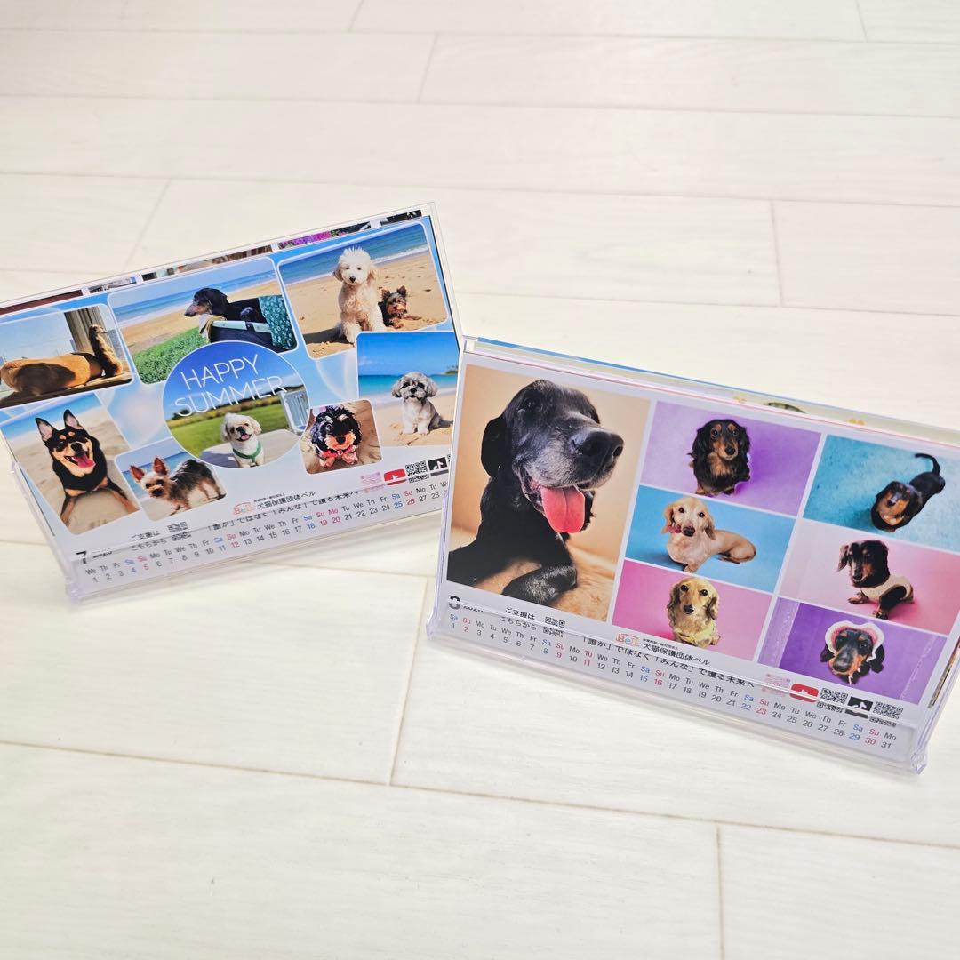 ②『犬』 卓上チャリティーカレンダー10枚セット