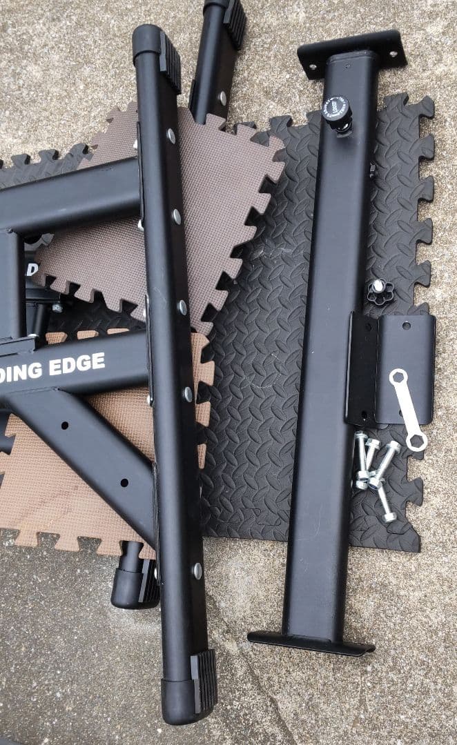 リーディングエッジ スクワット ベンチラック セーフティーバー付き