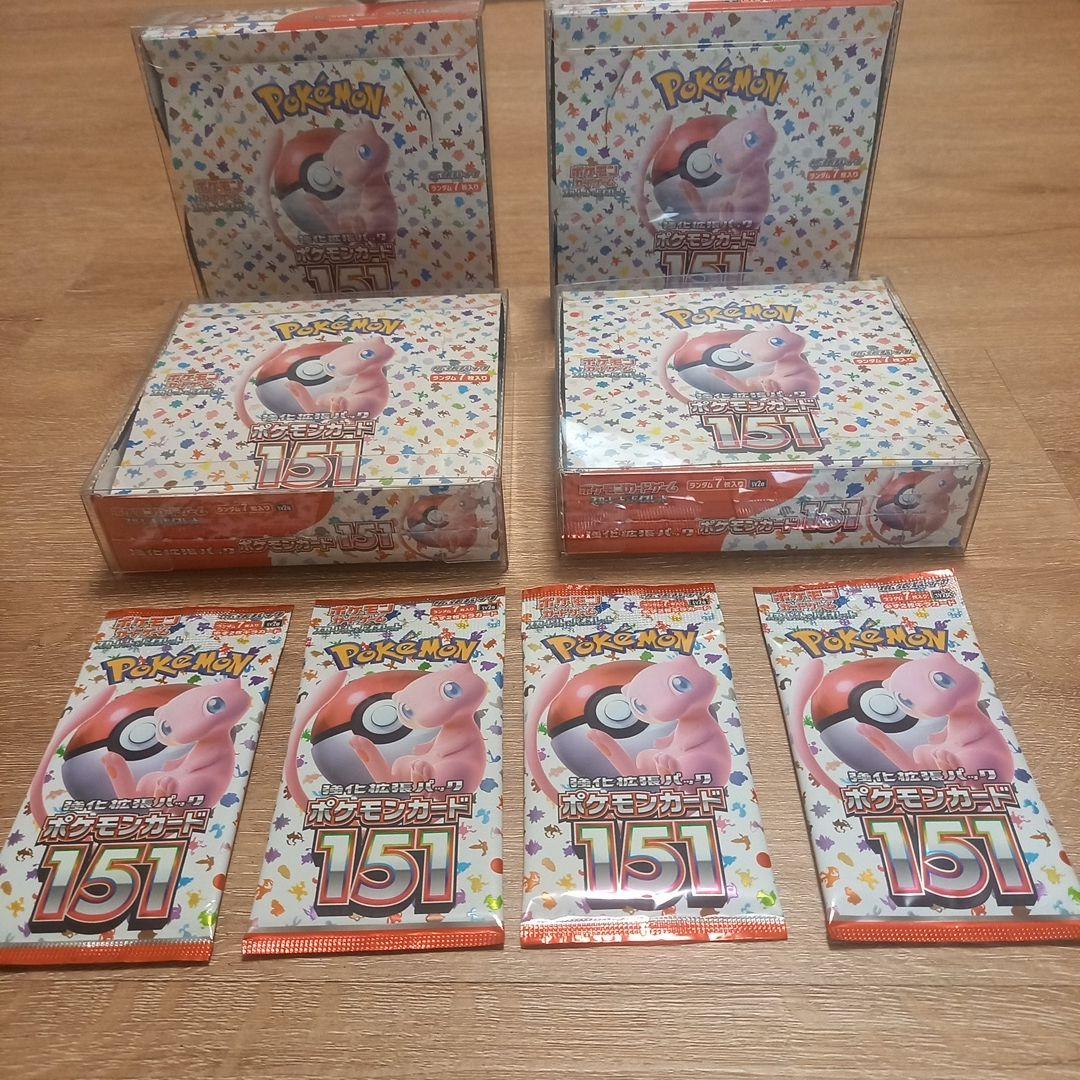 ポ*ン様 ポケモンカード151 3BOX+バラ24パック