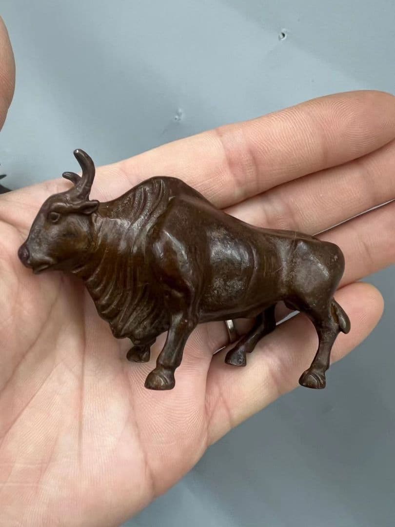 五福銅牛 開運 風水 招財 置物 銅製品 工芸品