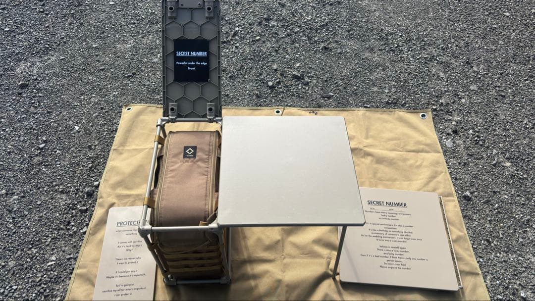 ヘリノックス フィールドオフィス BRUNT フルセット 印字逆バージョン付き