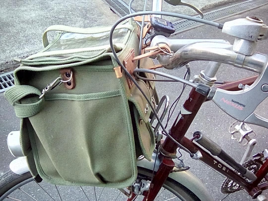 オーストリッチフロントバッグのみの販売です。　東栄ランドナーなどにおすすめ。