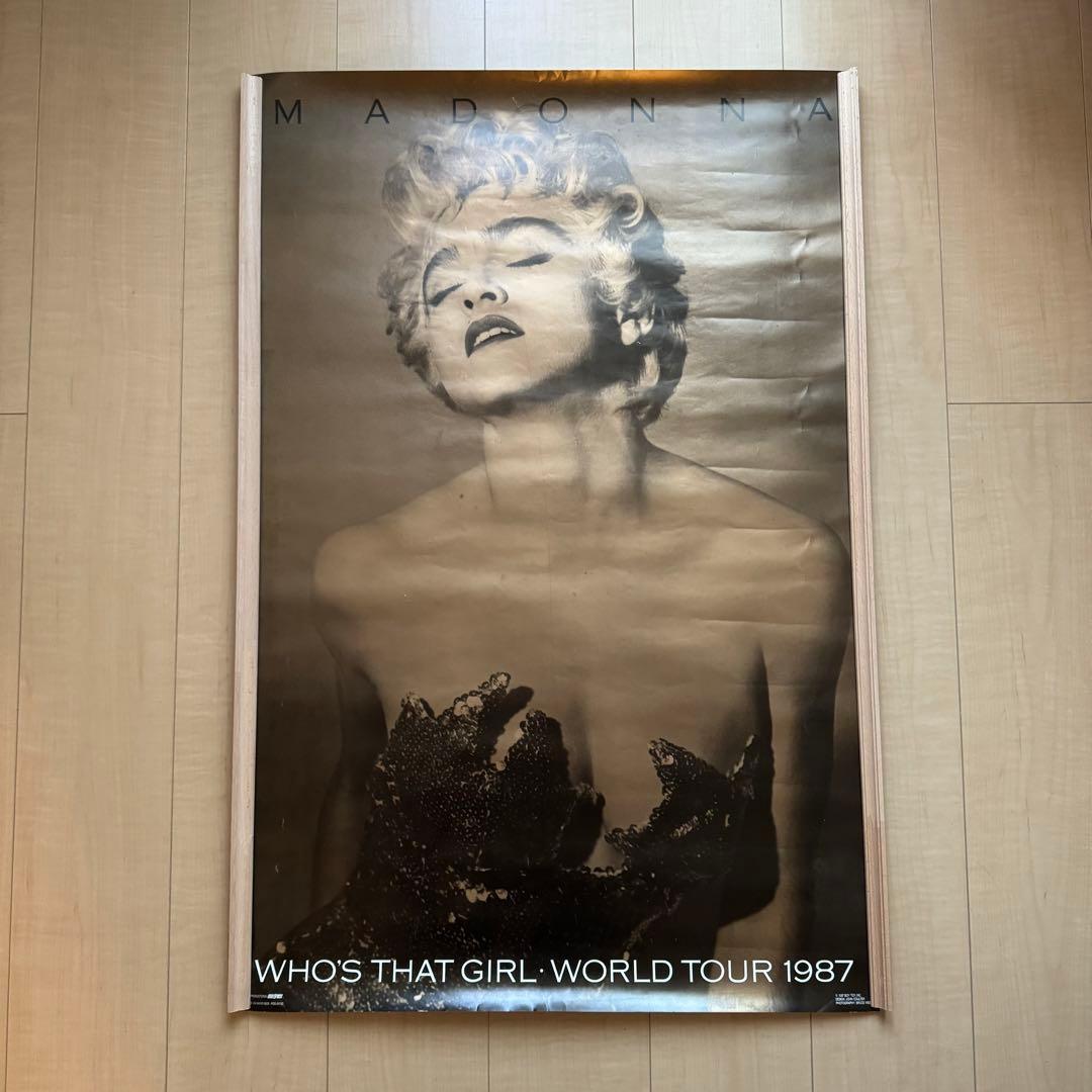 80s MADONNA ワールドツアー ポスター Bruce Weber 撮影