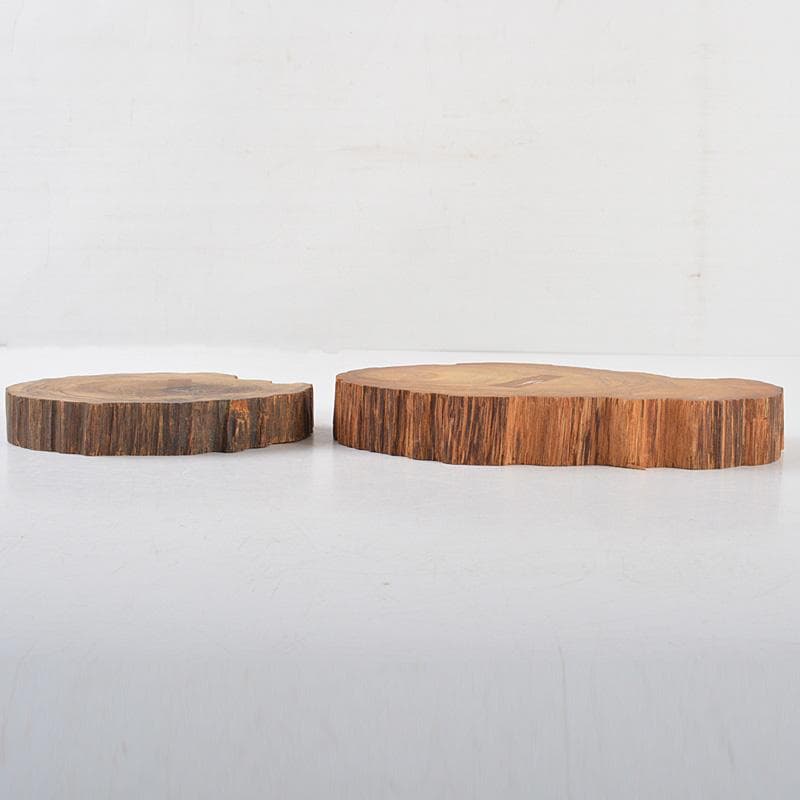 煎茶道具　天然木　飾台　香炉台　2点　まとめて　V　5481