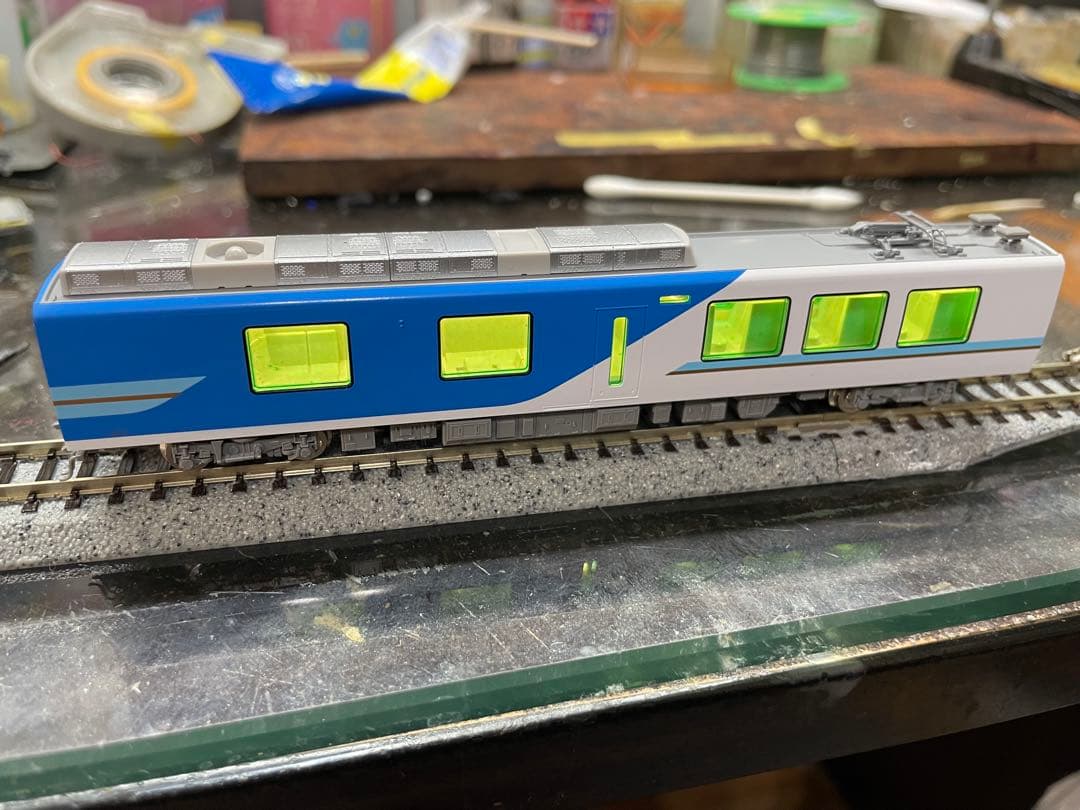 近鉄50000系「しまかぜ」 マイクロエース製室内灯装備編成