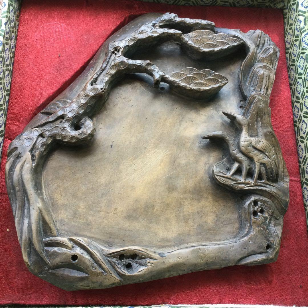 硯　澄泥硯　書道　古美術品　箱付き