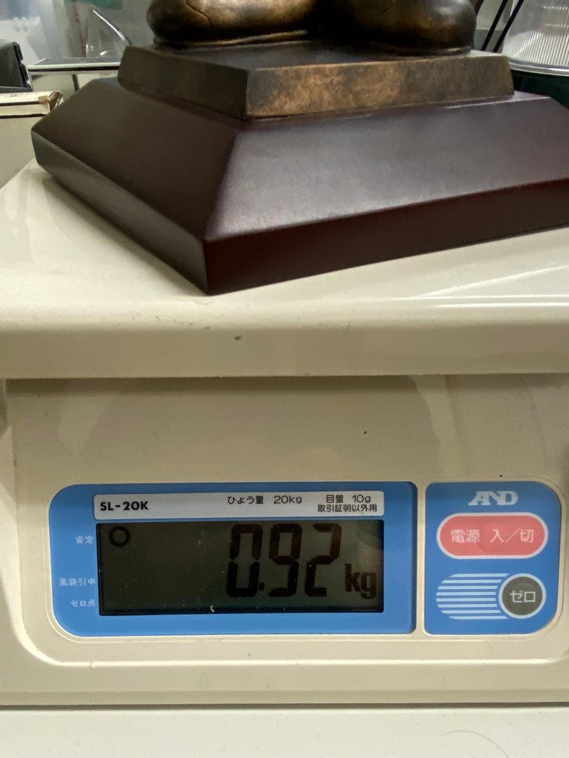 3-2702 ディズニー グーフィー 体操ポーズ ブロンズトーン 彫像 置物