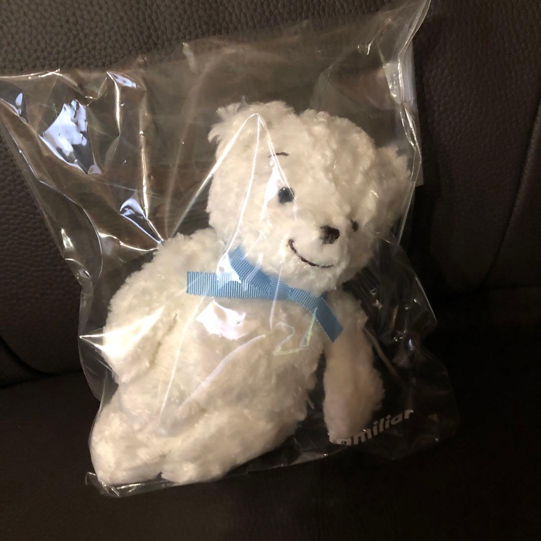 familiar廃盤商品❗️ ホワイトぬいぐるみ 大　小　ミニサイズ 3体セット