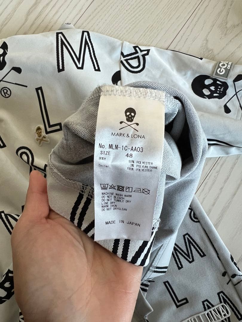 MARK&LONA マークアンドロナ　ドクロ　セットアップ　メンズ上下