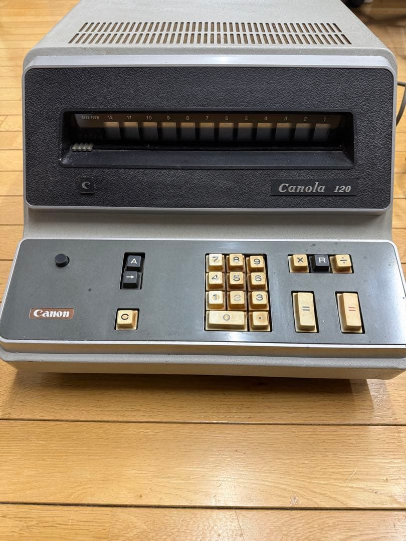 り*ご様 CANOLA-120 キャノン レトロ 電卓機 ジャンク品