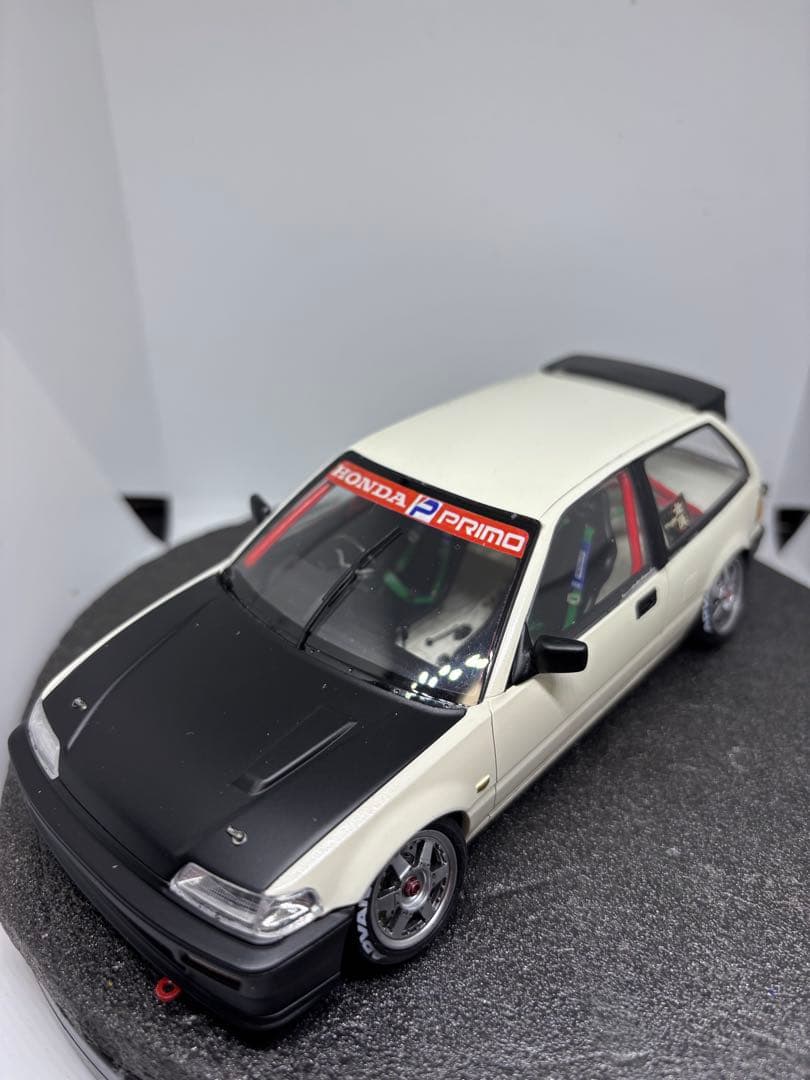 プラモデル完成品　BEEMAX アオシマ　ホンダ　シビック　EF3 環状線仕様