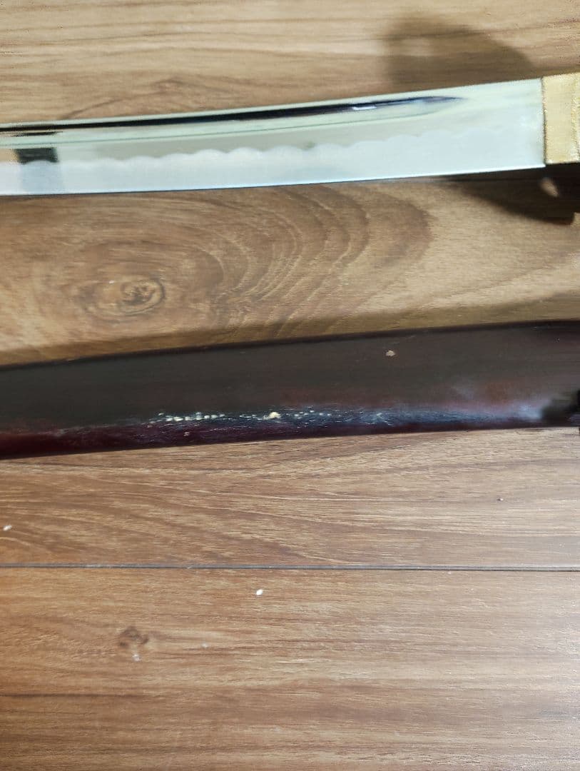 模造刀　装飾的な柄の日本刀　白鞘　　3本セット