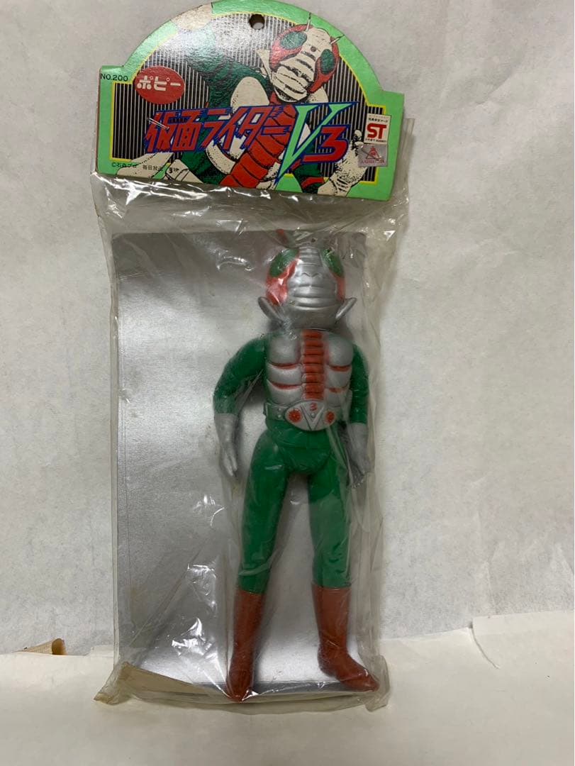 ⚠️未開封デッドストック　仮面ライダーV3 ミドルサイズ　ポピー　当時物