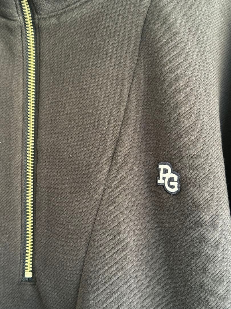 PEARLY GATES ツイル裏毛スウェットハーフジップアップ サイズ6