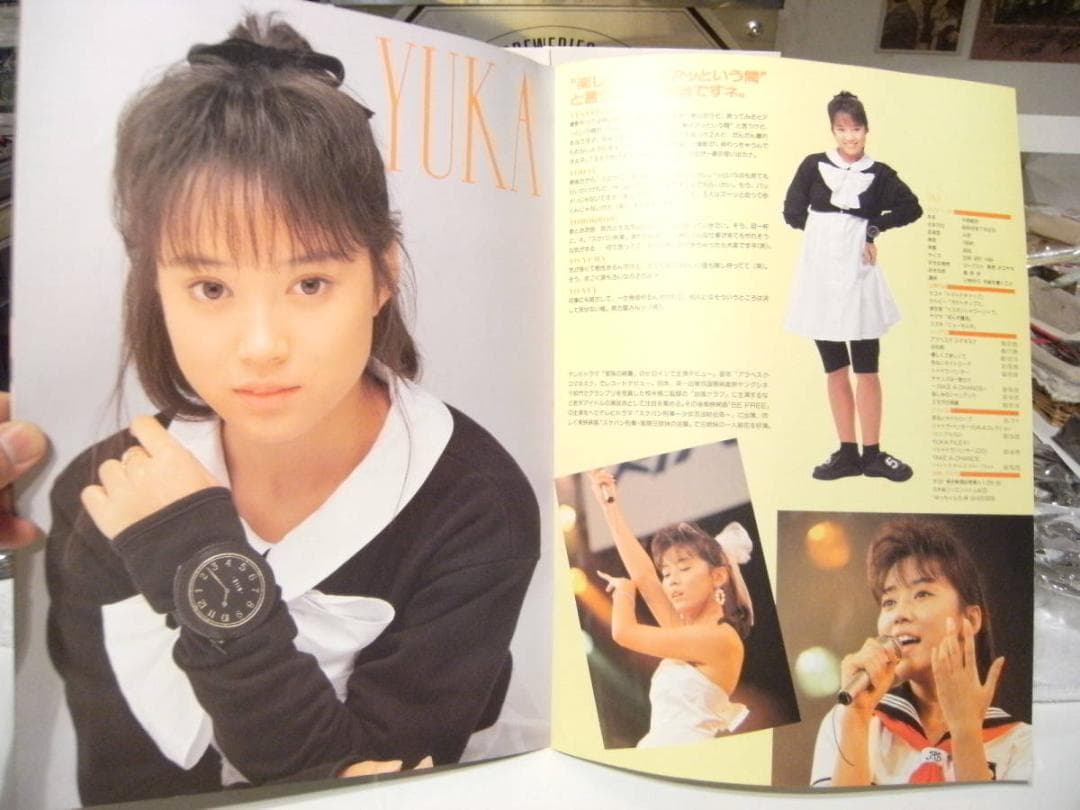 88年 浅香唯 大西結花 中村由真 スケバン刑事 コンサートツアー パンフレット