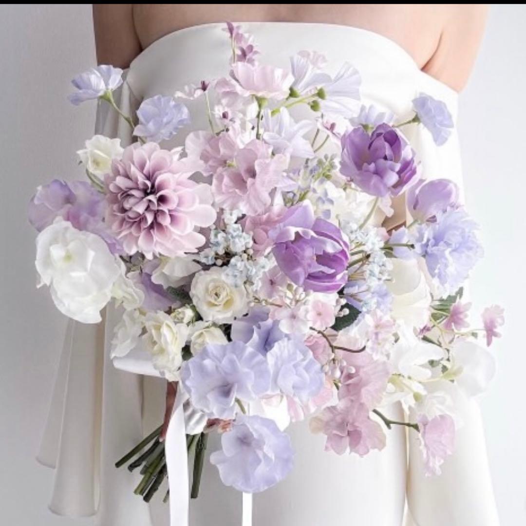 テクスチャーアート　花束　壁掛け　韓国　現代アート　インテリア　フラワーアート