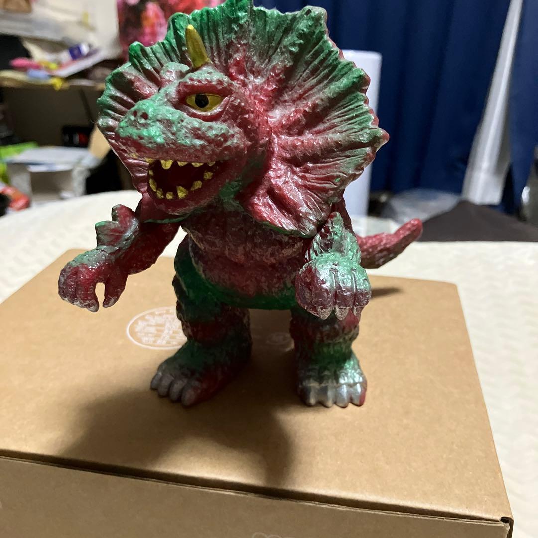 (激レア)(当時物)パチ　ポピーキングザウルス風　ジラース似　ソフビ　昭和レトロ