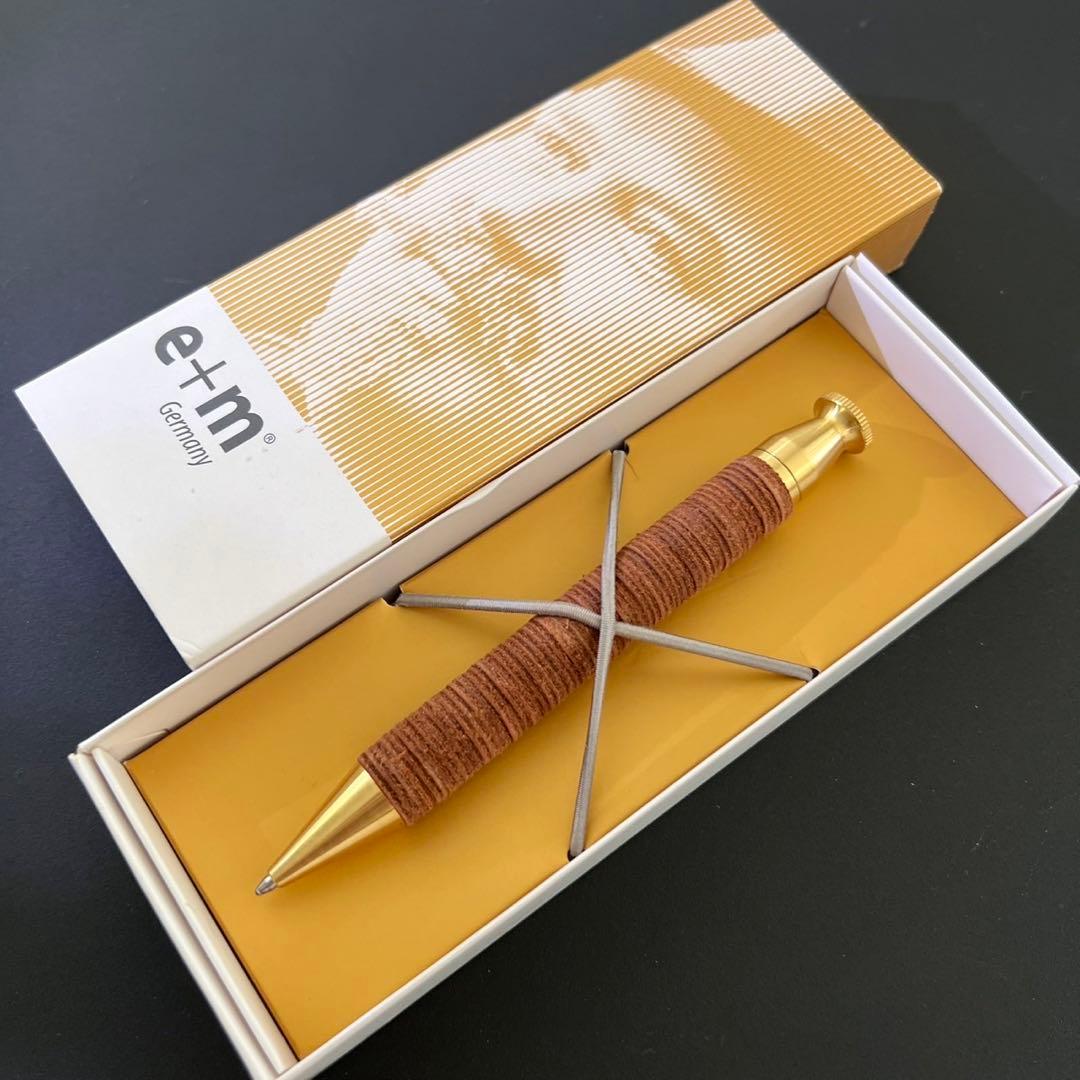 e+m イープラスエム king cuio ボールペン ライトオーク N