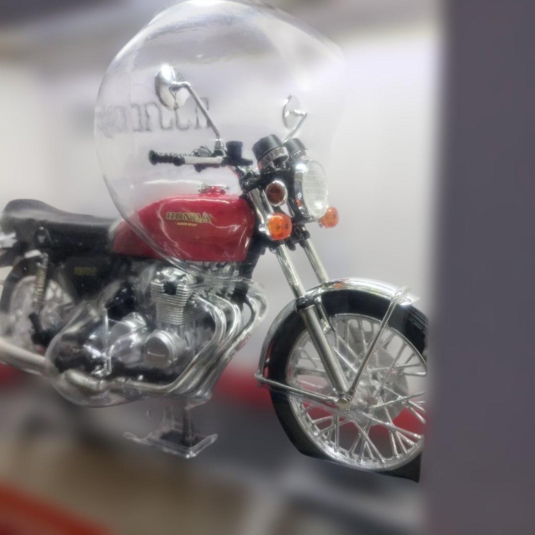 アオシマ スカイネット 1/12 ホンダ CB400FOUR ライトルビーレッド