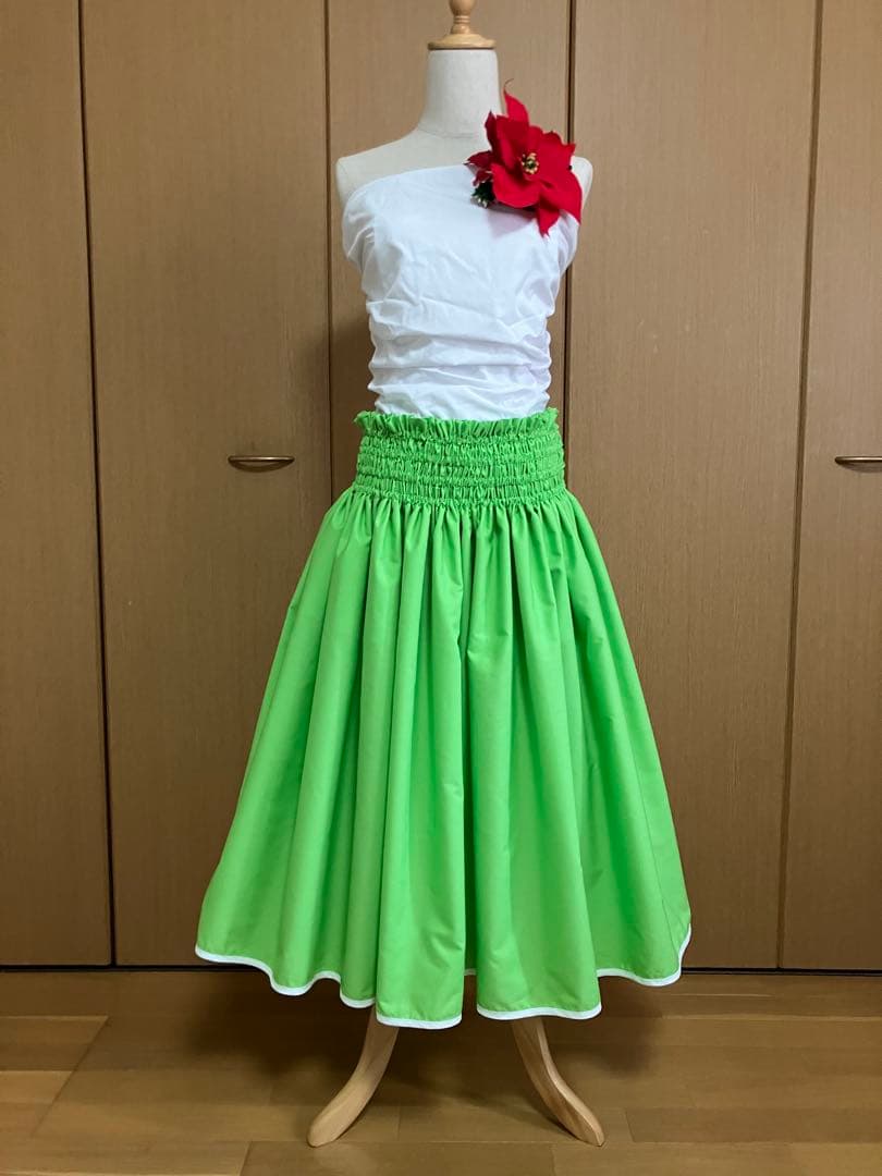 m.mahalo☆無地パウスカート☆フラダンス☆パウスカート☆ブラック