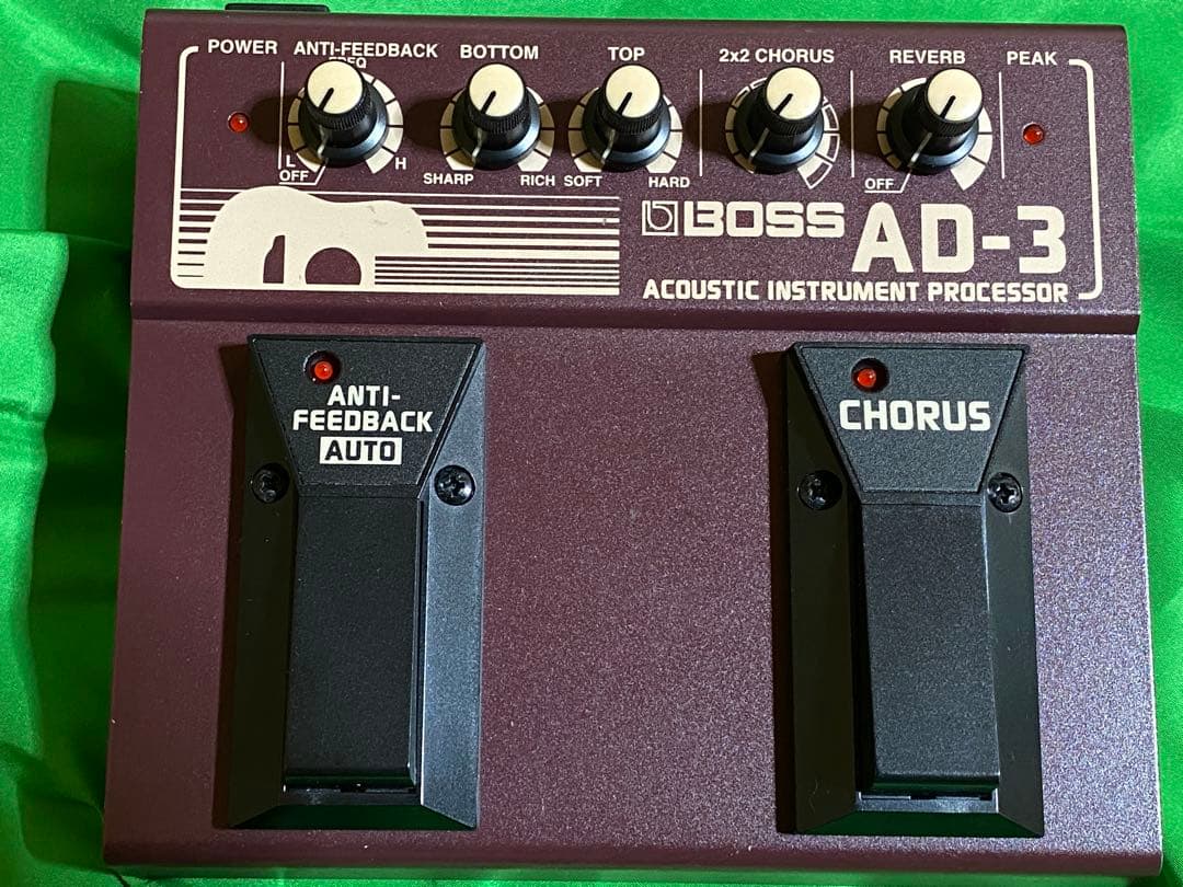 BOSS AD-3 アコースティック楽器プロセッサー(＋電池３０本)