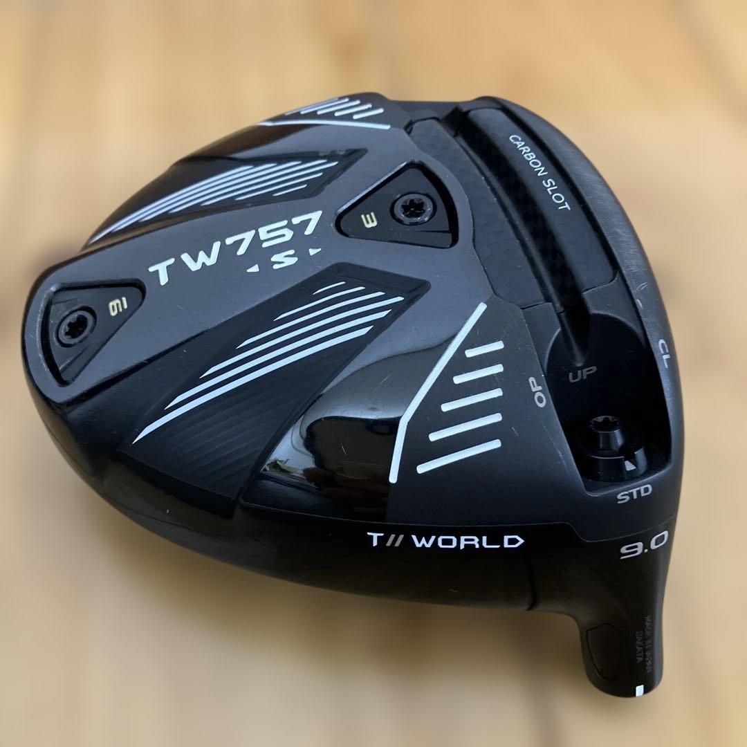 《値下げ》ホンマTW757Sドライバー　9.0° ヘッド 純正ヘッドカバー付き