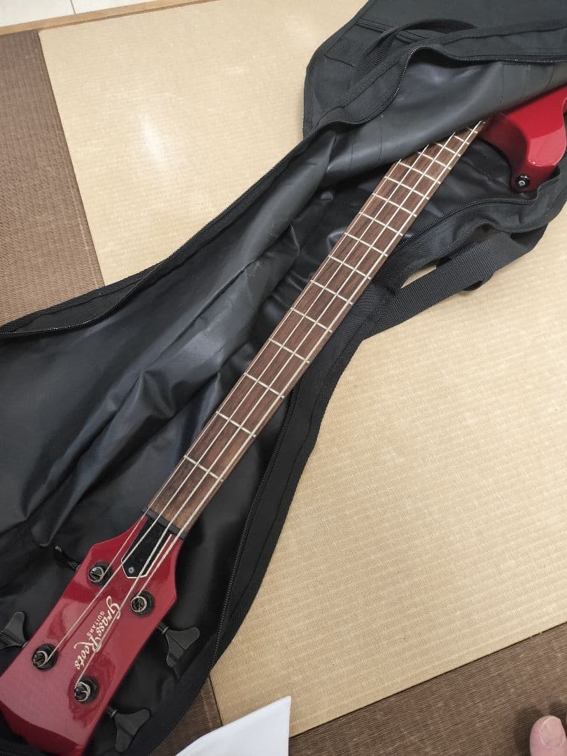 GrassRoots エレキベース レッド★動作確認済★メンテ済★配送無料