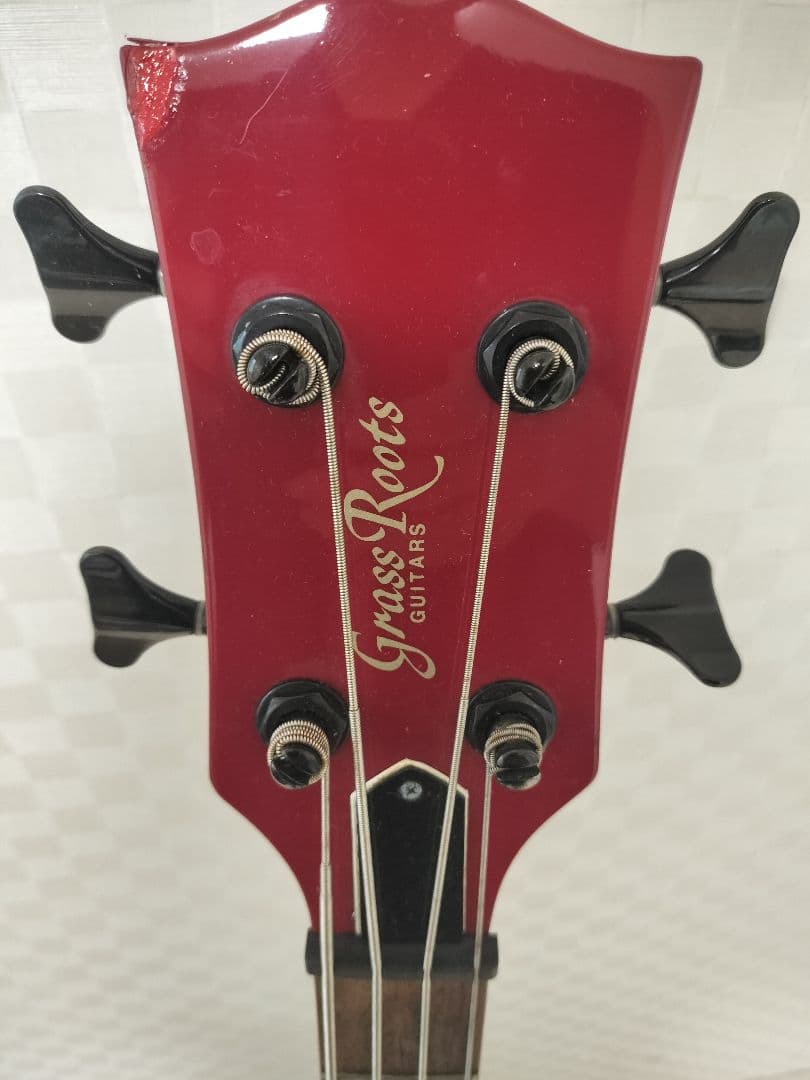 GrassRoots エレキベース レッド★動作確認済★メンテ済★配送無料