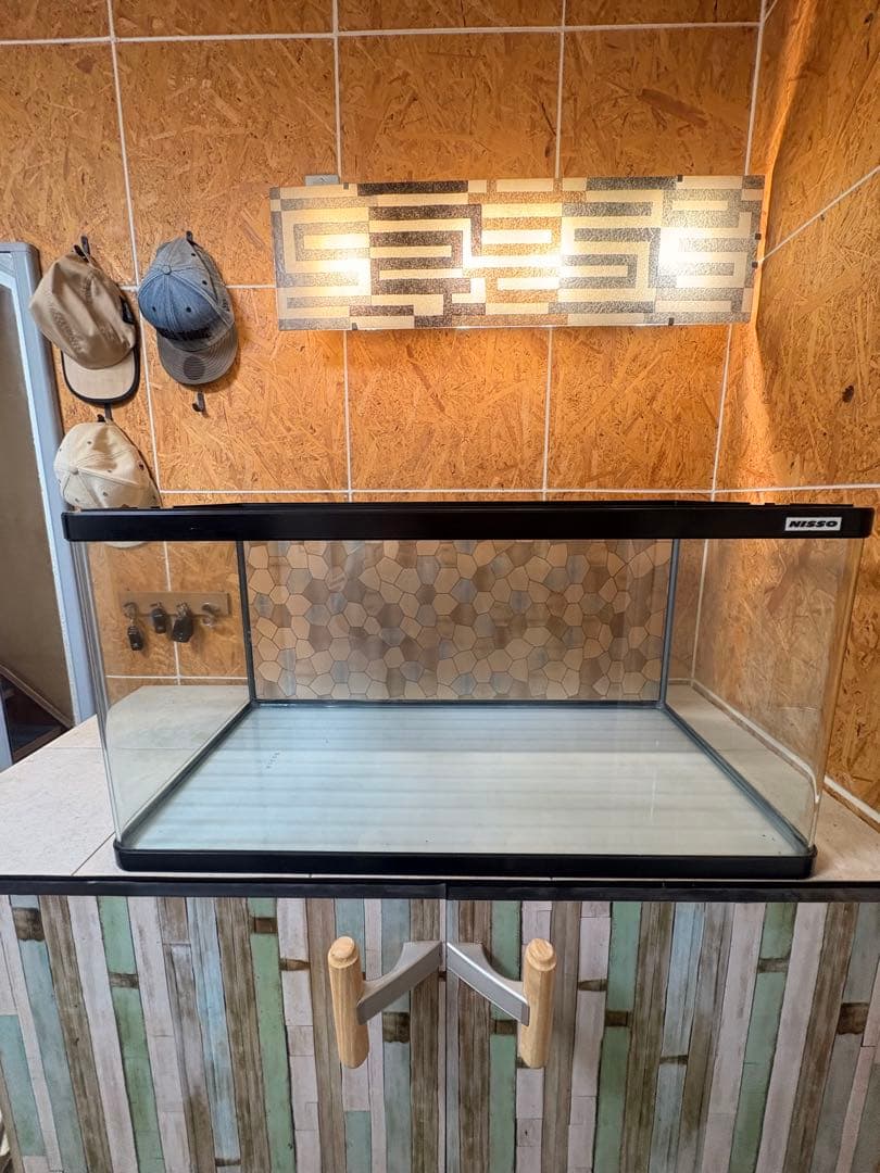 ニッソーnisso曲げガラス90cm水槽 手渡しのみです。