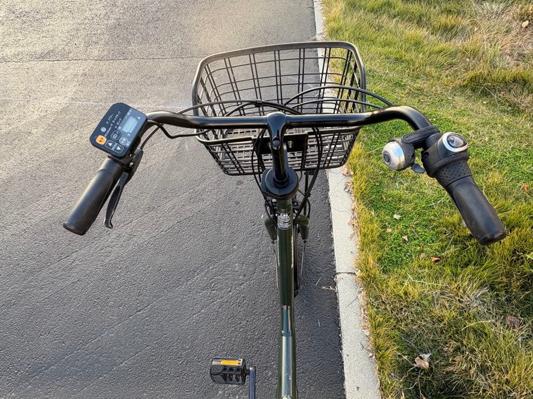 中古20インチPanasonic電動アシスト自転車　8.9Ahバッテリー新品