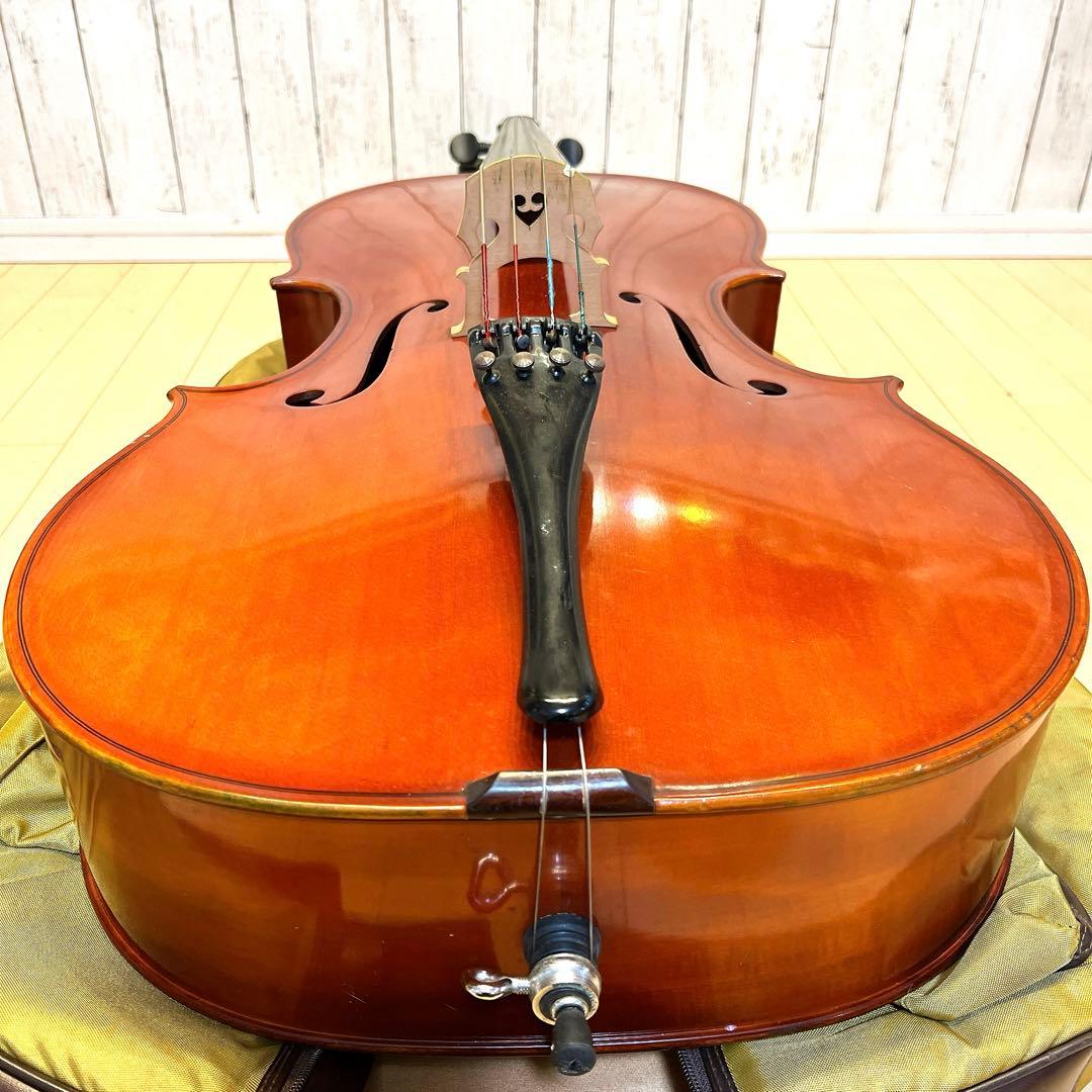 【美虎杢】SUZUKI チェロ NO.72 4/4 1986年 スズキフルサイズ