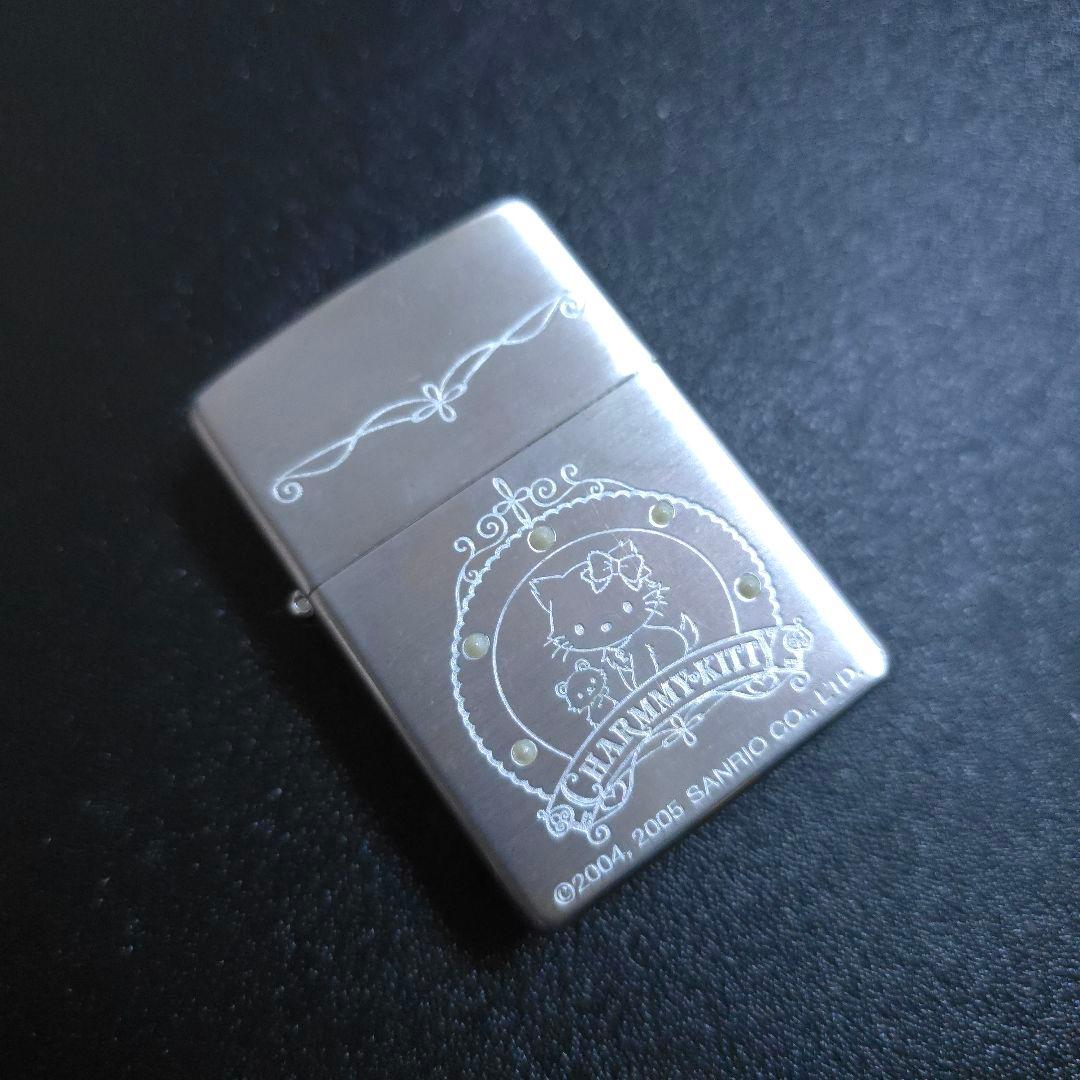 超希少　限定　未使用　ハローキティ　チャーミーキティ　Zippo　チャーム付き